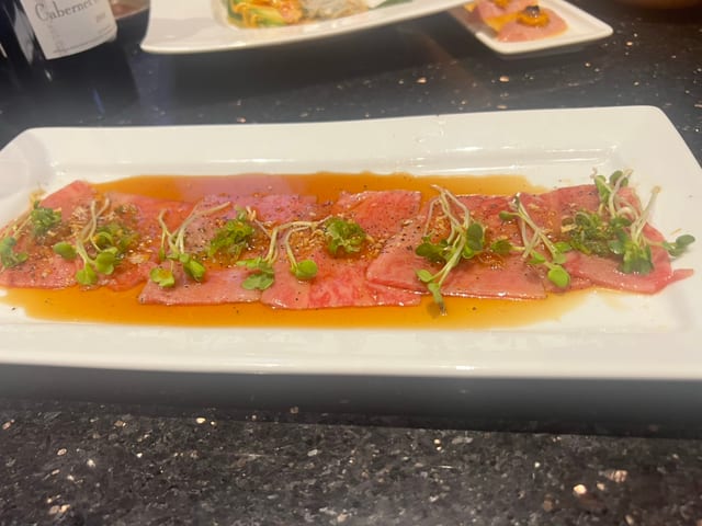 Wagyu Beef Tataki (Japan A5 Wagyu).